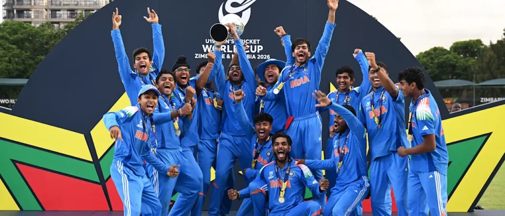 India wins the U19 World Cup once more